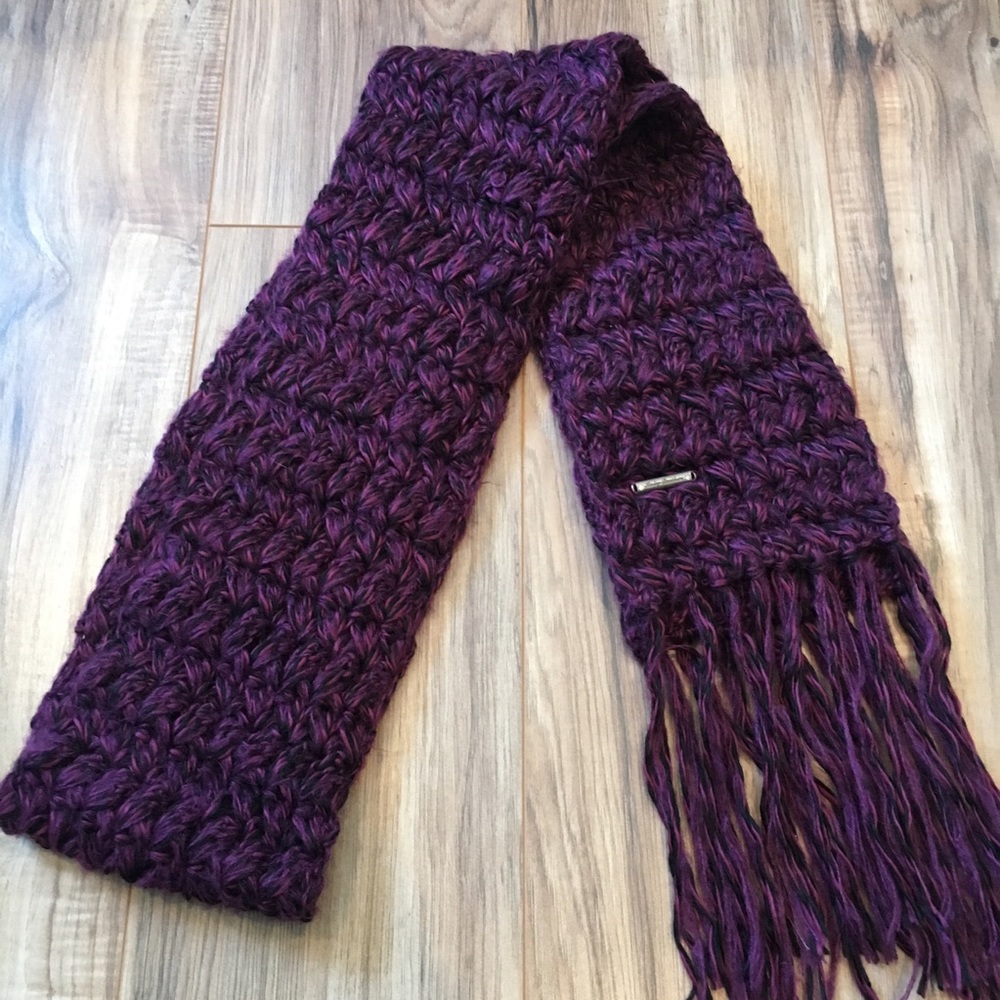 Harley Davidson Scarf. Thick stitching,Dark Purple